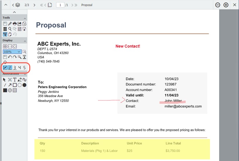 Identify active overlays